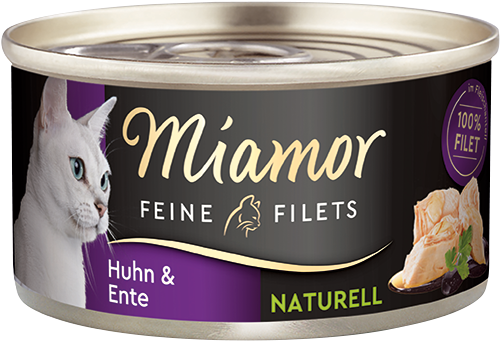 6 Stück Katze Katzenfutter Nassfutter Miamor Feine Filets Naturel 6 x 80 g