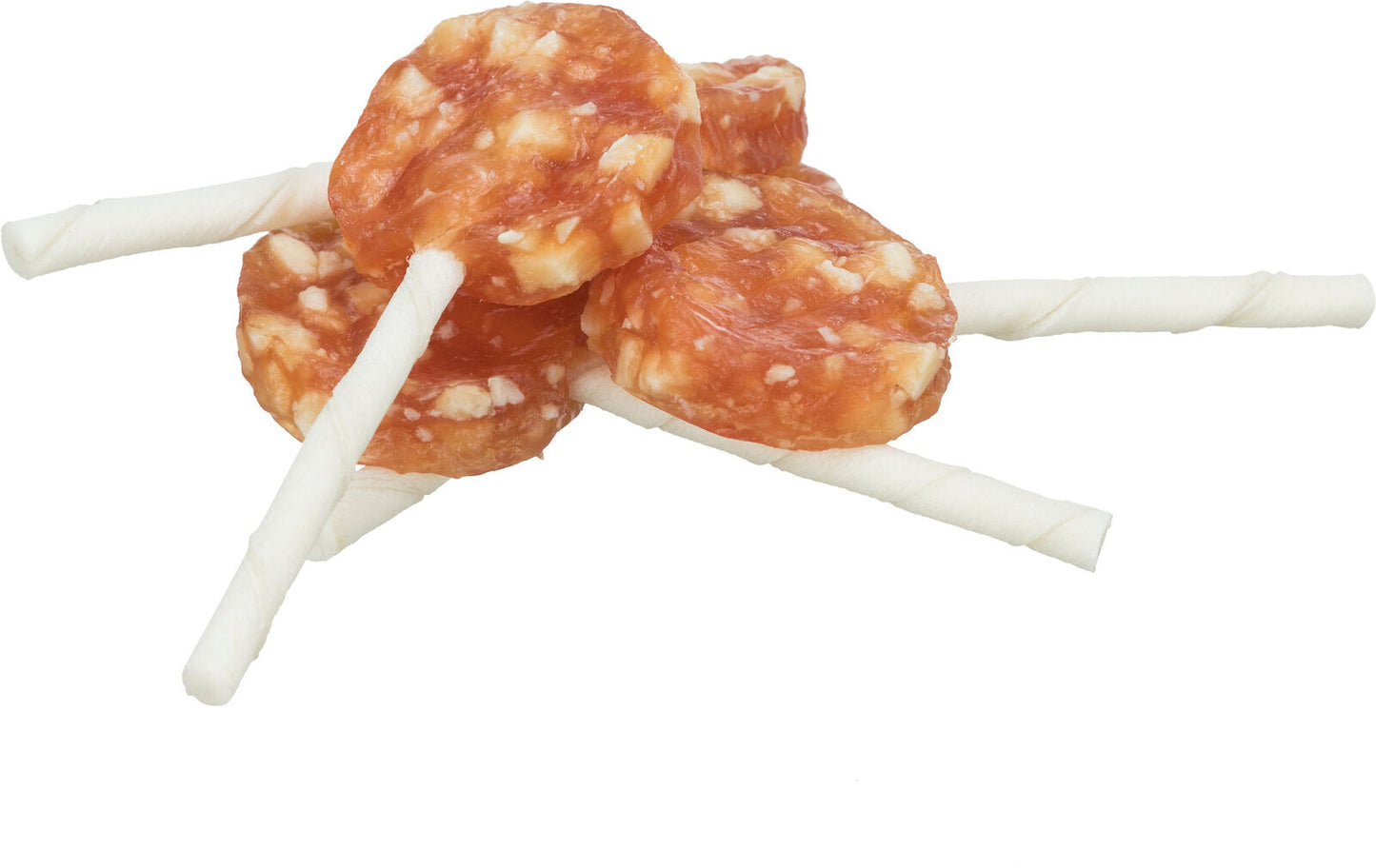 10 x Denta Fun Chicken Cheese Lolly Huhn Hund Dog Snack je 20 g*