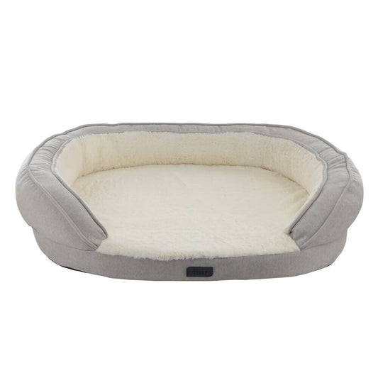 Nobby  Orthopaedisches Komfortbett oval "AMCA"grau; L x B x H: 78 x 62 x 18 cm