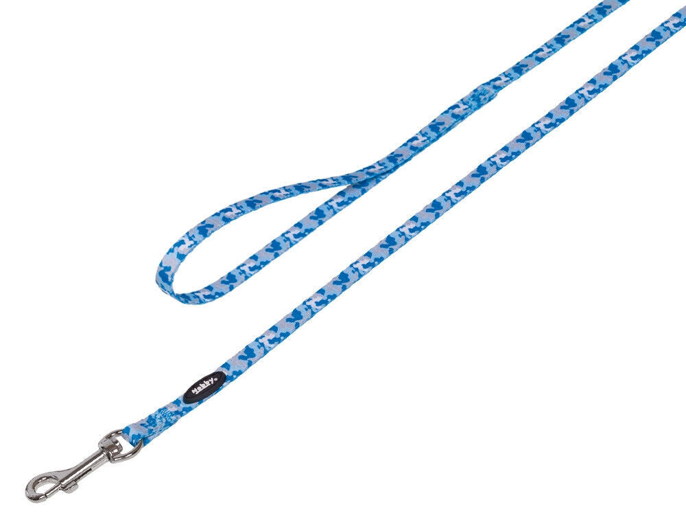 Nobby Leine Camouflage hellblau L: 120 cm, B: 10 mm Hund Dog Leine