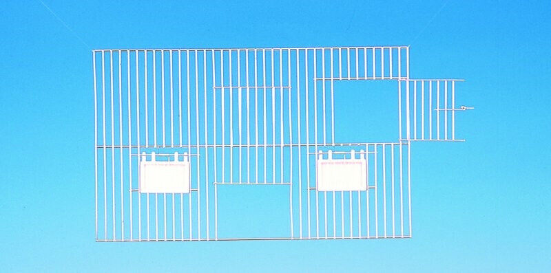 Nobby Vorsatzgitter AF, NK verzinkt, je 1 öffnung links/rechts 60 x 30 cm Vogel