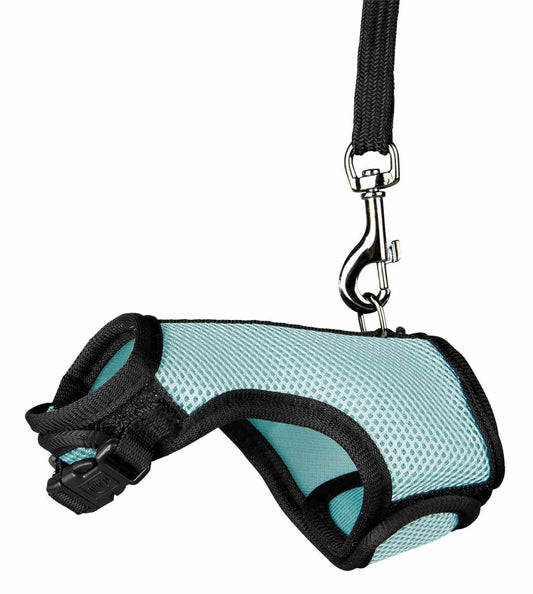 Softgeschirr mit Leine Kaninchen Nagetiere Meerschweinchen Ratte Nager Geschirr