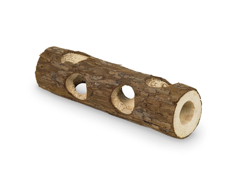 Nobby WOODLAND Holz Röhre Tunnel 9 x 30 Höhle Brücke Nager Nagetiere
