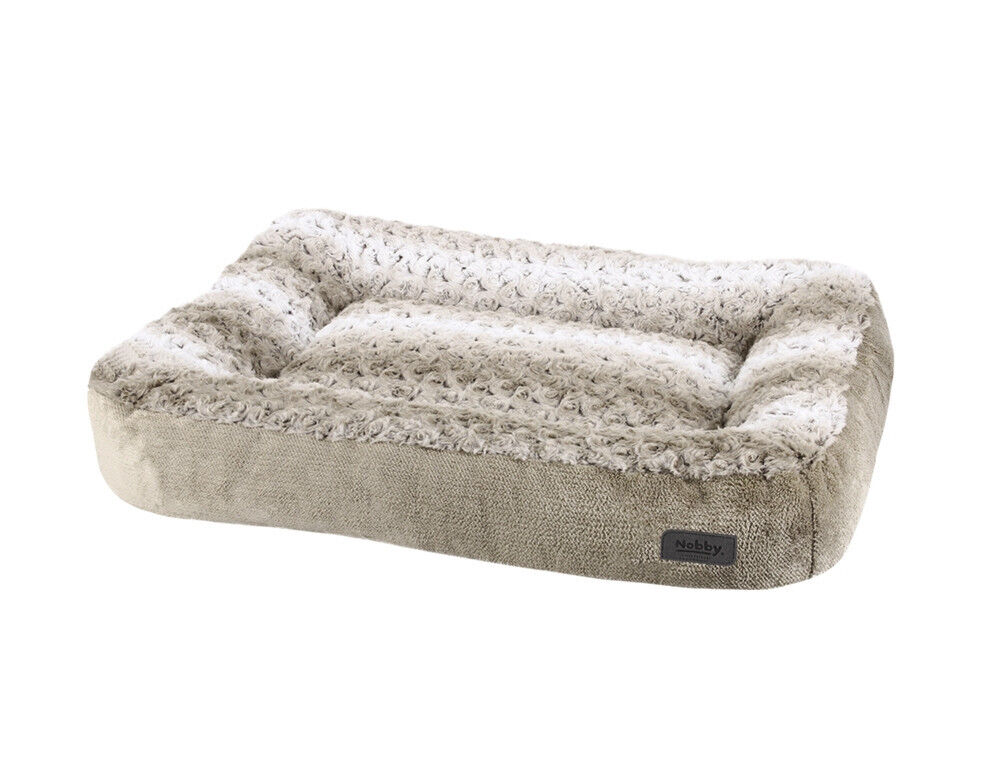 Nobby Komfort Kissen eckig "LONA"beige 70 x 50 x 11 cm Hund Katze Bett