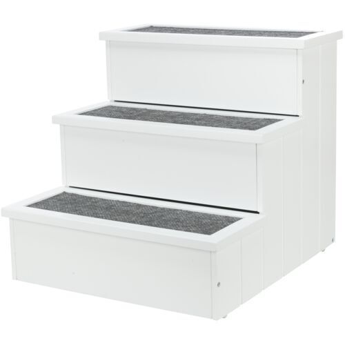 Trixie Treppe Hund Dog, MDF 40 × 38 × 45 cm, weiß