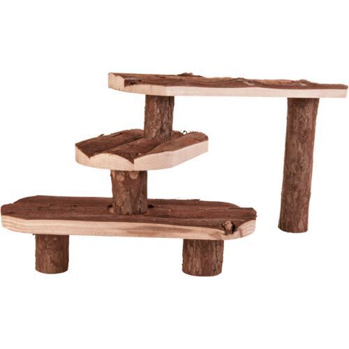 Trixie Treppe, Meerschweinchen, Rindenholz Nager Hase 38 × 24 cm