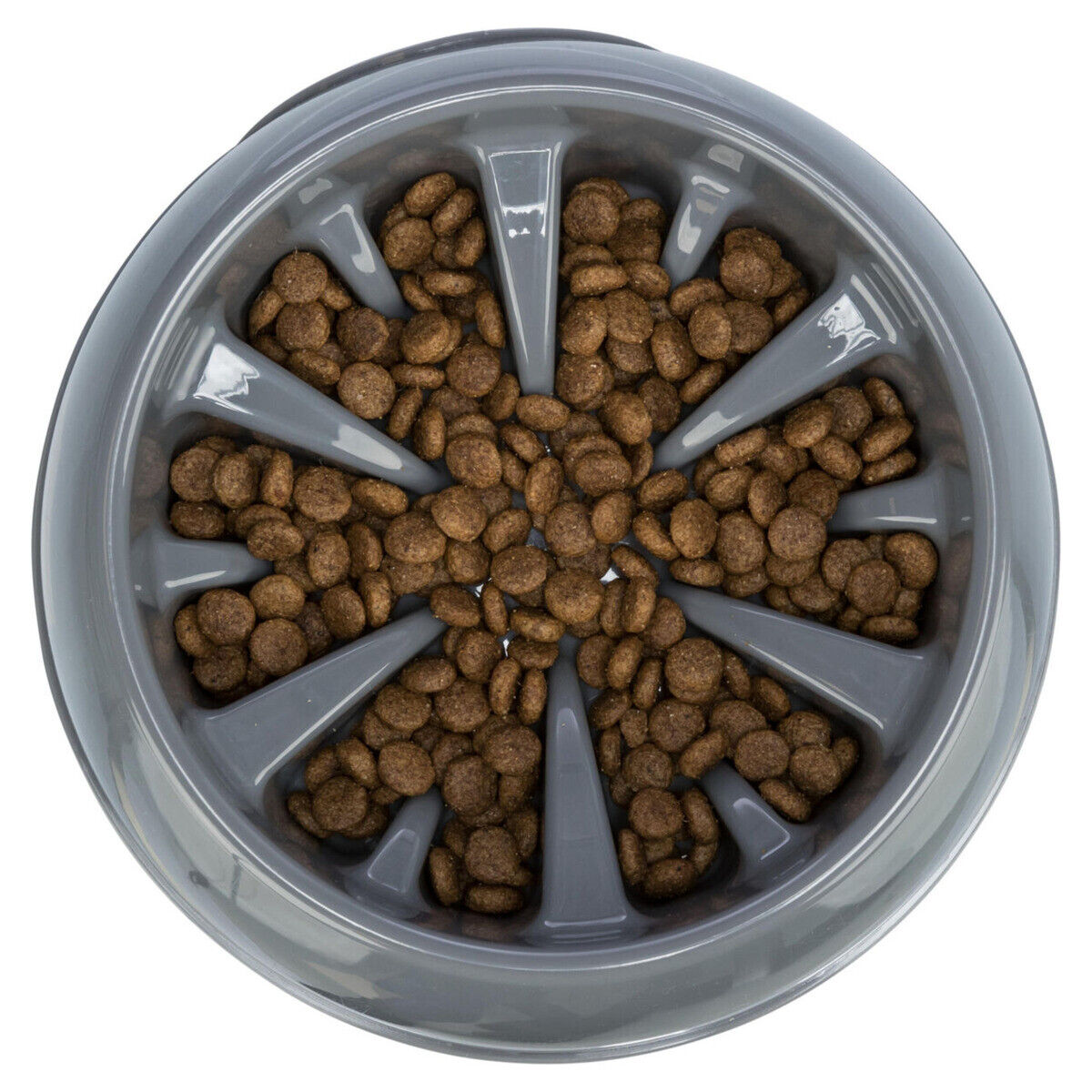 Trixie Slow Feeding Kunststoffnapf Anti-Schling-Napf Anti Schling Napf