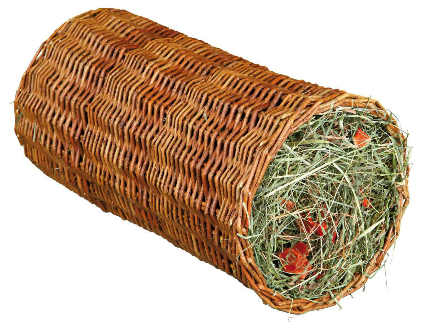 Trixie Weidentunnel mit Heu/Karotte Meerschweinchen Nager Kanninchen 20 x 38 cm