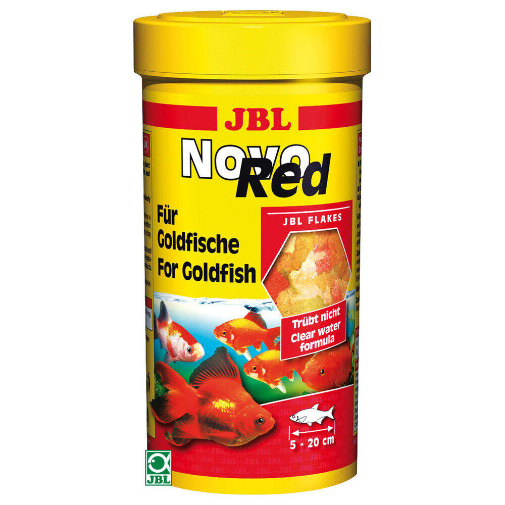 JBL NovoRed 250 ml JBL Novo Red Hauptfutter-Flocken für Goldfische