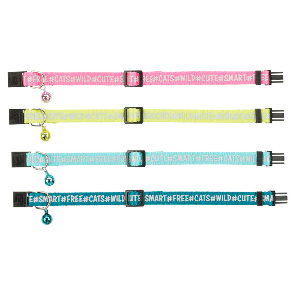 Trixie Safer Life Katzenhalsband, reflektierend, mit Schelle Katze Dog