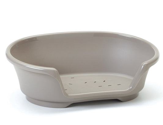 Nobby  Kunststoff Bett "Cosy-Air"warmgrau 65 cm Hund Körbchen