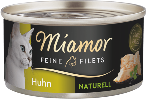 6 Stück Katze Katzenfutter Nassfutter Miamor Feine Filets Naturel 6 x 80 g