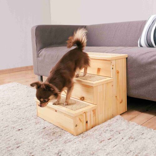 Trixie Treppe Hund Dog, Holz 40 × 38 × 45 cm, natur