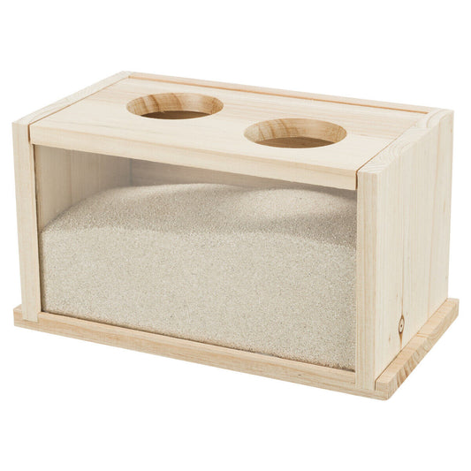 Trixie Sandbad für Nager Nagetiere Kleinnager Hamster, Mäuse 20 x 12 x 12