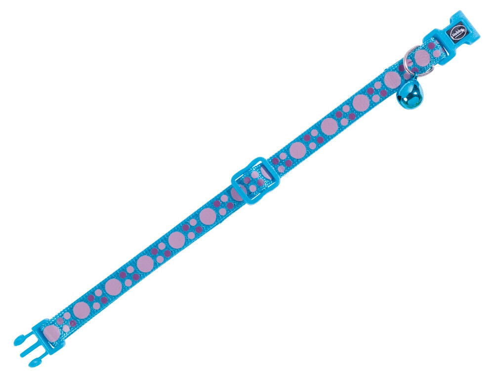 Nobby Katzenhalsband "Circle Turquoise" Katze Cat Halsband Nylon