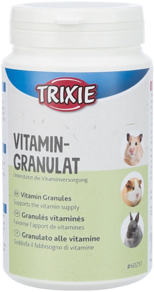Trixie Vitamin-Granulat, Kleintiere, 220 g, Kaninchen Kleinnager Nager Kleintier