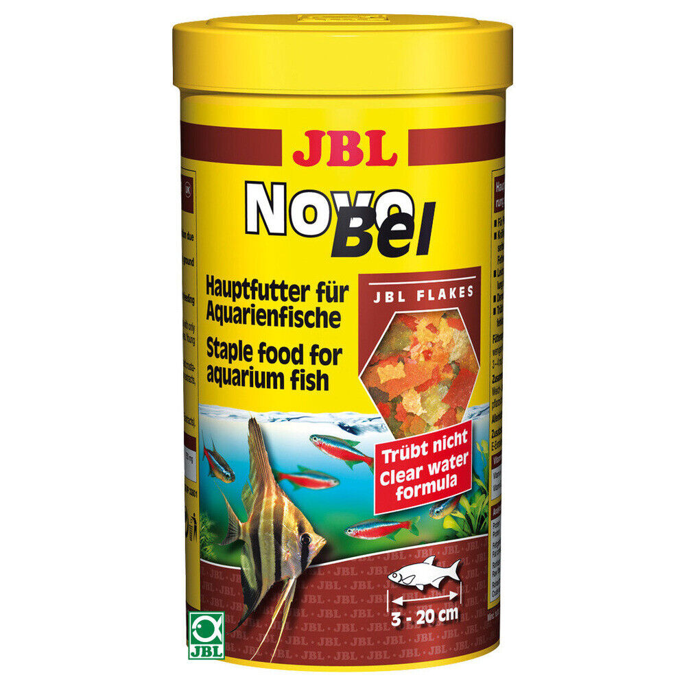JBL NovoBel 250 ml Fischfutter Flockenfutter Fische Aquarium Alleinfuttermittel