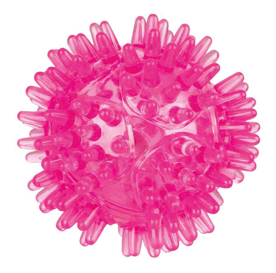 Trixie Blink-Igelball, thermoplastisches Gummi (TPR), schwimmt Hund Dog Blink