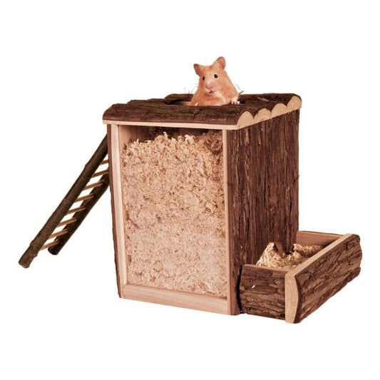 Trixie Natural Living Spiel- und Buddelturm Mäuse, Hamster