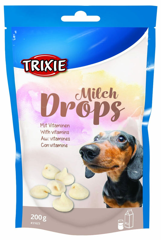 Trixie Hunde Milch Drops 350g mit wertvollen Vitaminen Snack Leckerlie