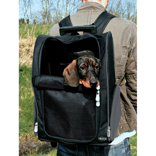 Trixie Trolley für Hunde, Nylon Dog Katze Cat Transport Transporttasche unterweg