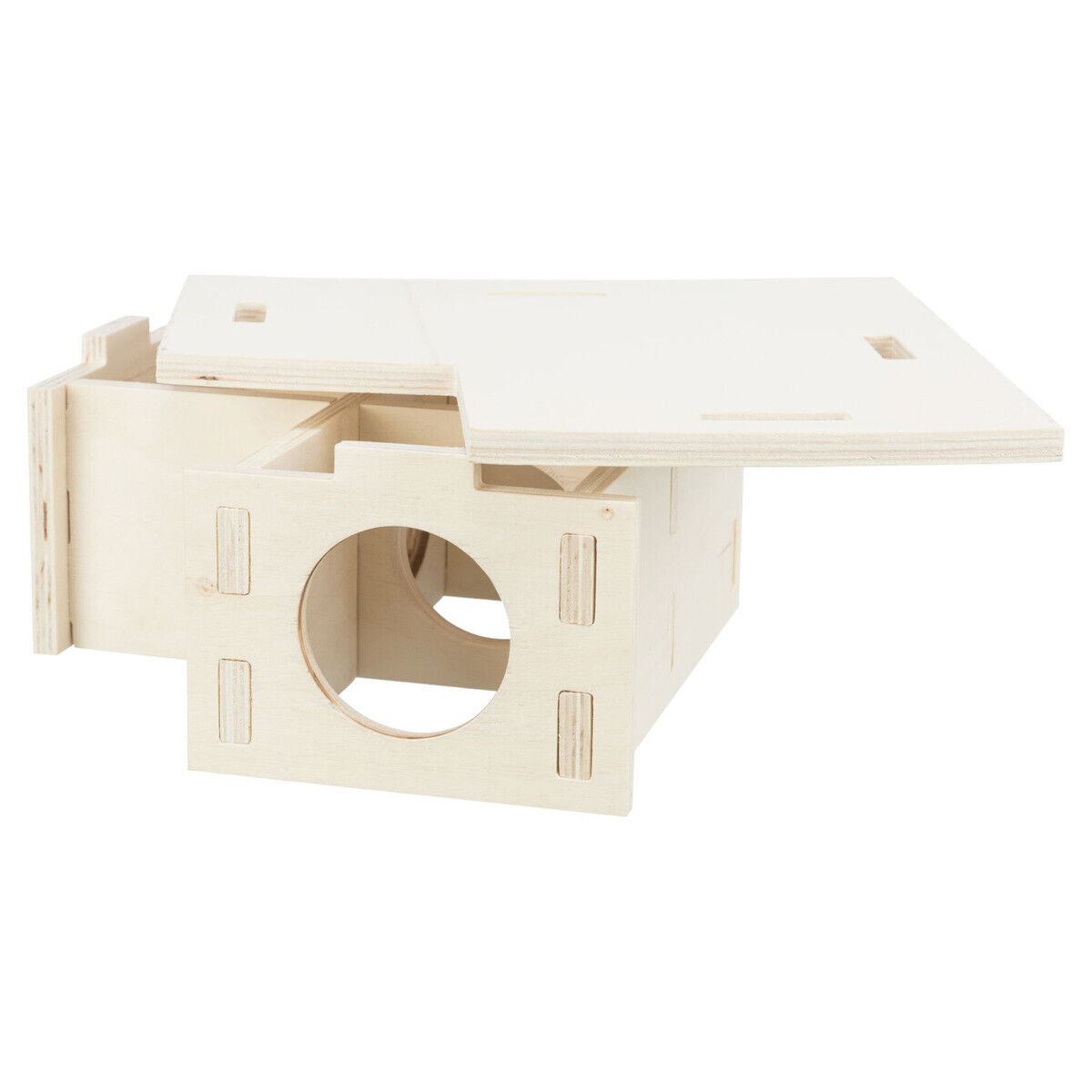 Trixie Nager Mehrkammerhaus 3 Kammern große Hamster Degus 30 x 12 x 30 cm