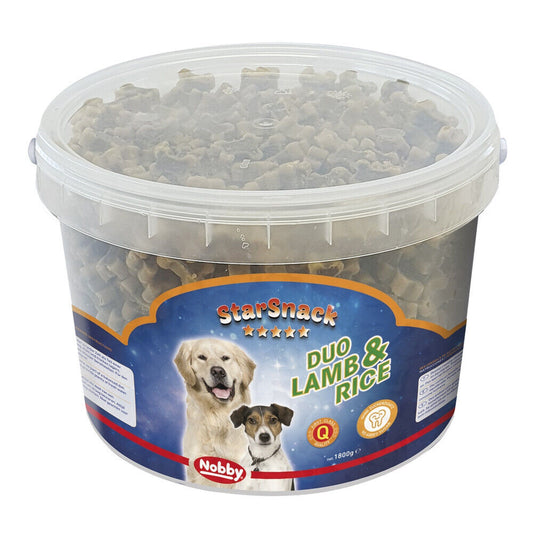 Nobby  StarSnack "Duo Lamb & Rice"Eimer 1,800 g Hudn Dog Snack leckerlie