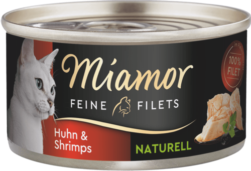 6 Stück Katze Katzenfutter Nassfutter Miamor Feine Filets Naturel 6 x 80 g
