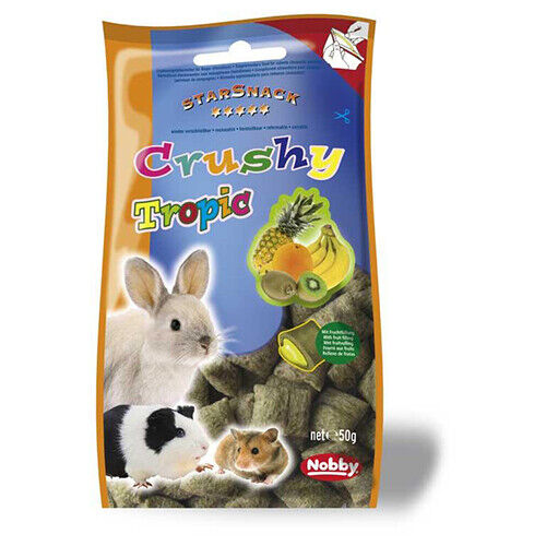 Nobby Crushy Tropic 50 g, Nagersnack Kaninchen Meerschweinchen Hamster Nager