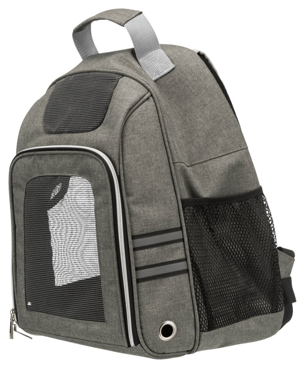 Trixie Rucksack bis 6 kg Dan Grau für Hunde Sichtfenster Transport unterwegs