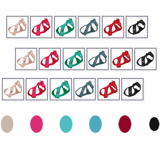 Trixie Hunde Geschirr Mesh Softgeschirr 25-60cm Comfort Soft Touren NEUE FARBEN