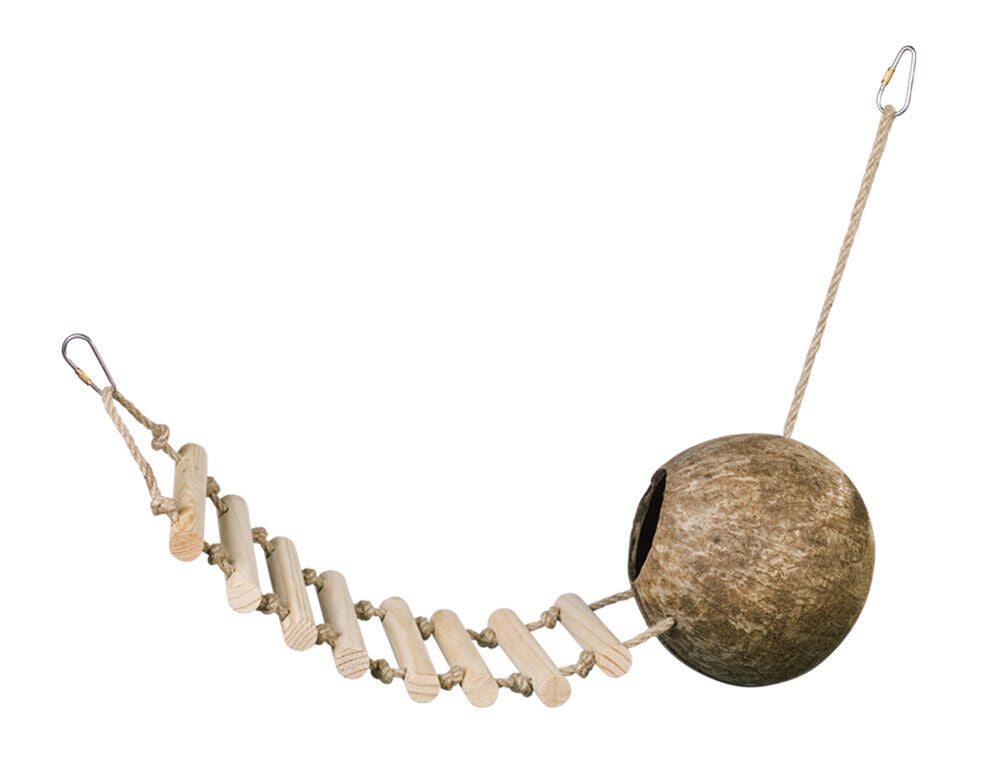 Nobby  Kokosnuss-Haus mit Leiter 65 cm Vogel Nager