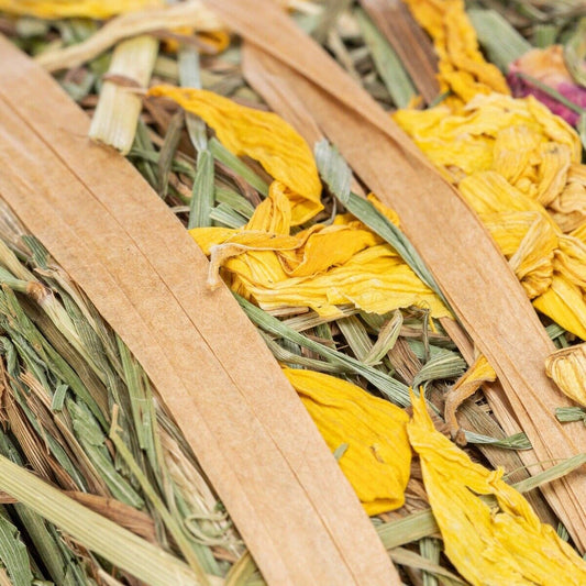 Trixie Heurolle für Nager, Nagersnack Kaninchen, Kleinnager Heu