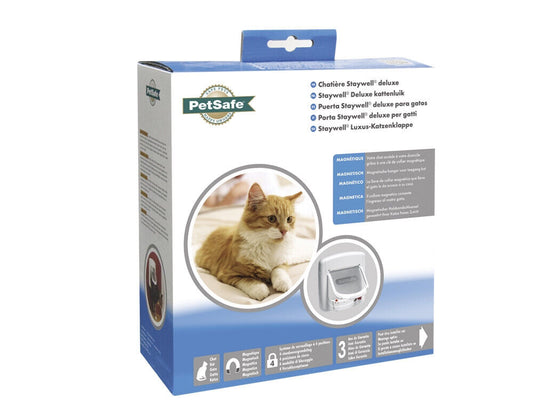 Nobby  PetSafe Tür 400 weiss 4 Wege Freilauftür Katzenklappe