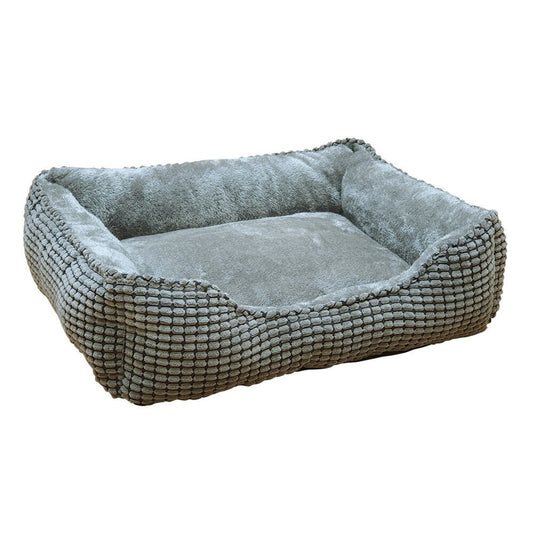 Nobby  Komfortbett eckig Classic "GARIK"dunkelgrau L x B x H: 60 x 50 x 18 cm