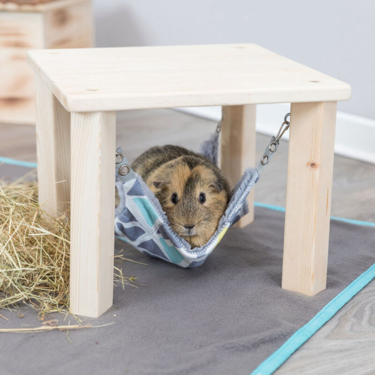 Trixie Unterstand mit Hängematte Sunny für Nager Meerschweinchen Zwergkaninchen
