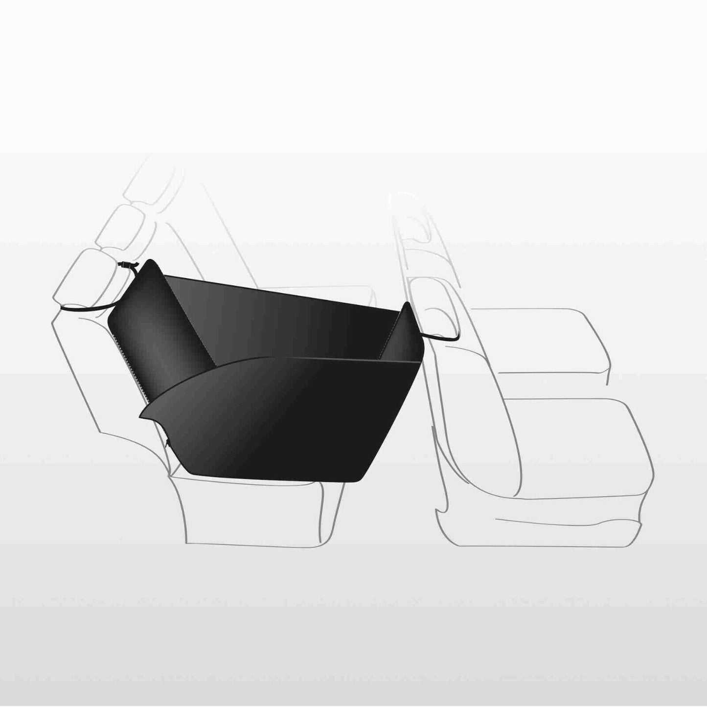 TRIXIE 13231 Rückbank Auto Schondecke 50 x 145 cm Seitenschutz Autoschutzdecke