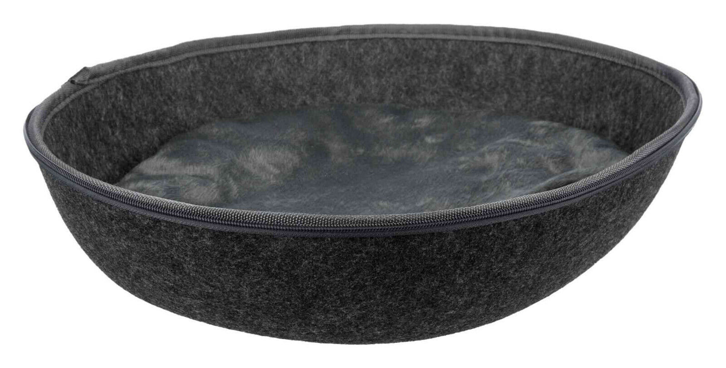 Höhle Katze Hund Liva, Filz 40 24 47 cm, anthrazit