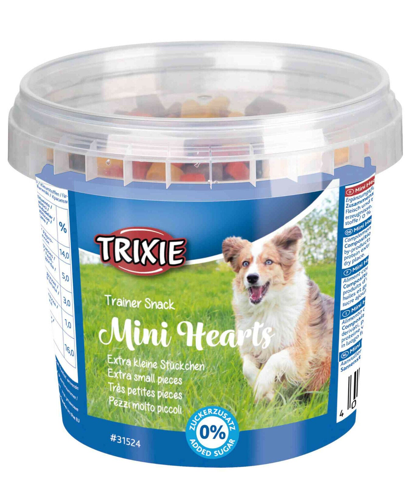 Hundesnack Trixie Trainer Snack Mini Hearts Belohnung Leckerli klein weich Soft