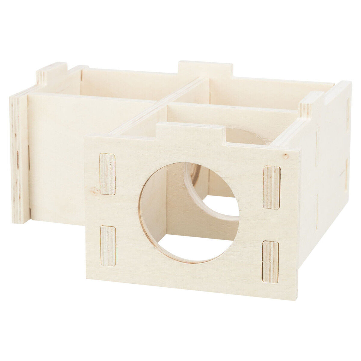 Trixie Nager Mehrkammerhaus 3 Kammern große Hamster Degus 30 x 12 x 30 cm