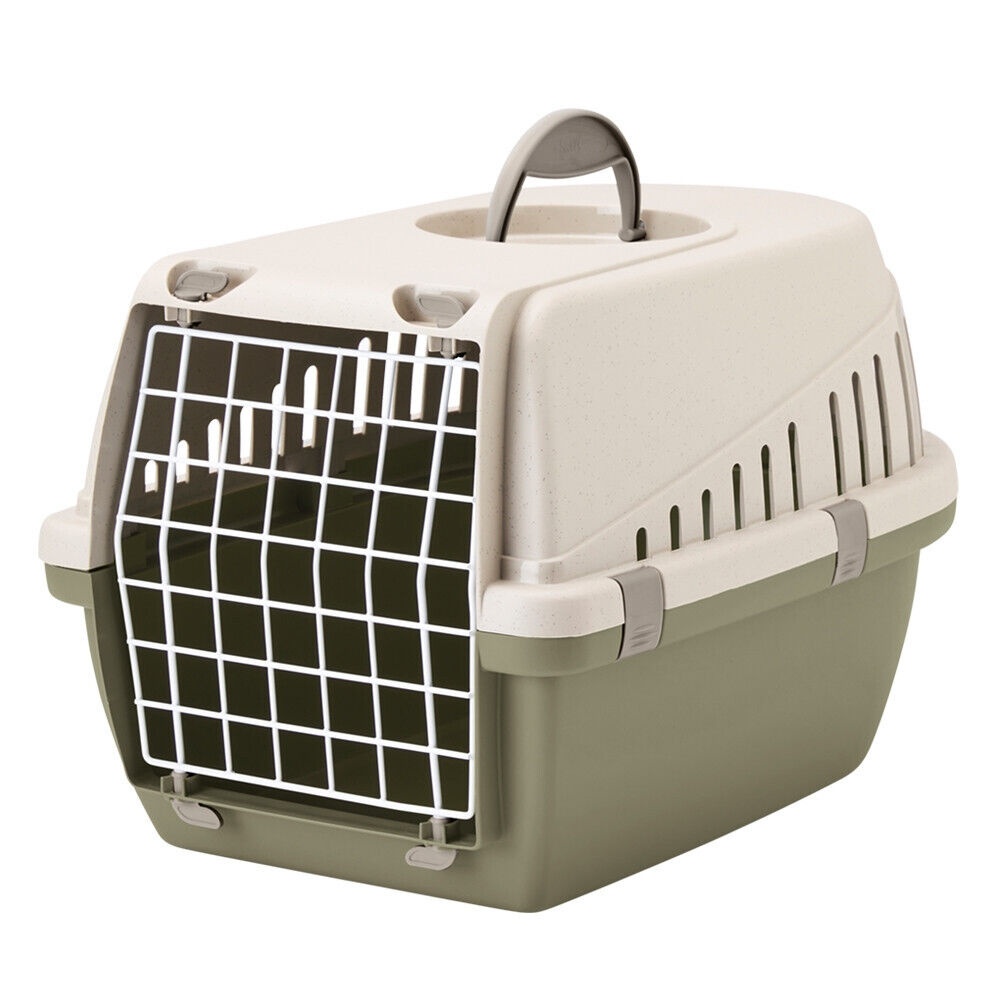 Nobby  Transportbox Happy Planet "TROTTER 1"gruen 49 x 33 x 30 cm Hund Dog Katze