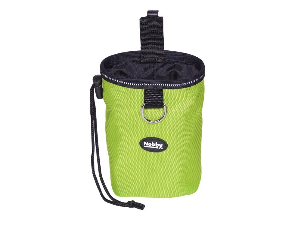 Nobby Snackbeutel RIO - Nylon Futterbeutel Leckerlibeutel Snacktasche mit Clip