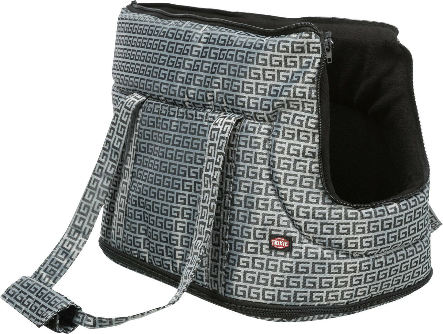 Trixie Tasche Riva silber oder schwarz für Hunde Transport
