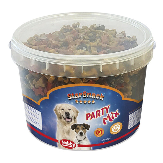 Nobby  StarSnack "Party Mix"Eimer 1,800 g Hund Dock Snack Leckerlie