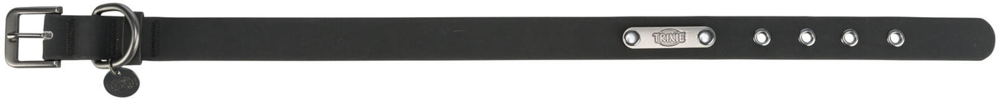 Trixie CityStyle Halsband Hund Dog Gurtband PVC-Ummantelung schwarz