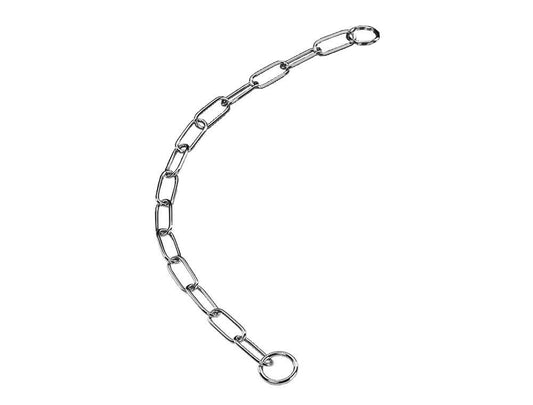 Nobby  Halskette chrom, grosse Glieder L: 85 cm;  4,0 mm Hund Dog Halsband