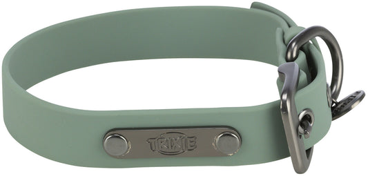 Trixie CityStyle Halsband Hund Dog Gurtband PVC-Ummantelung salbei