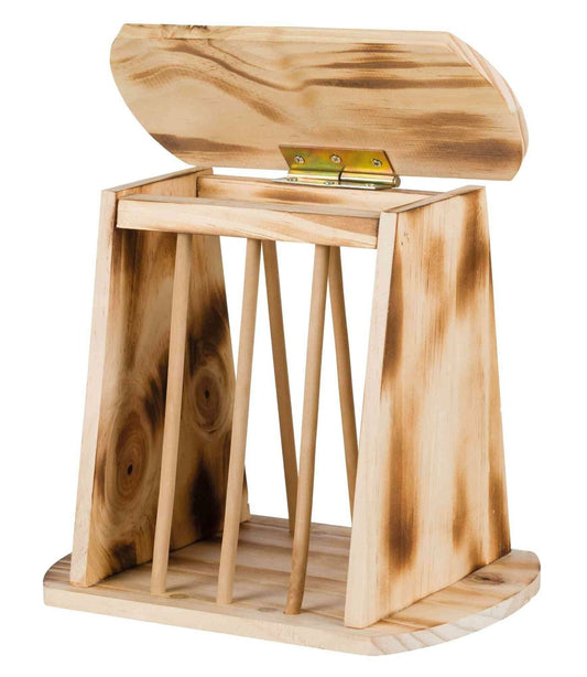 Trixie Nager Heuraufe zum Aufstellen mit Deckel Meerschweinchen Kanninchen