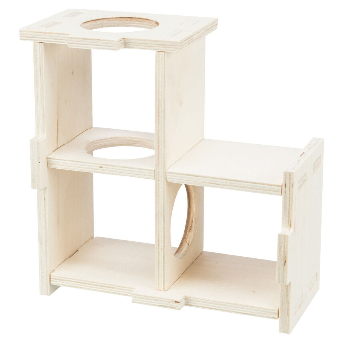 Trixie Nager Mehrkammerhaus 3 Kammern große Hamster Degus 30 x 12 x 30 cm
