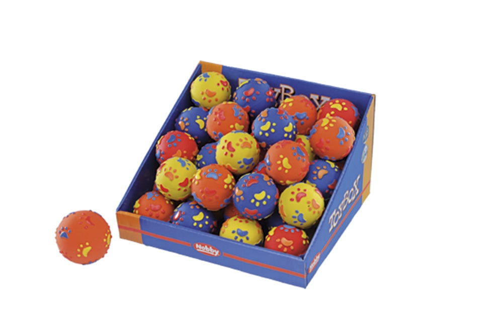 Nobby Latex Pfotenball 7,5cm quietschend Ball Hundespielzeug Spielzeug Hund
